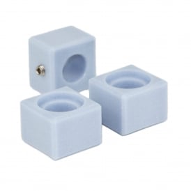 Blue square fitting piece for grid frame mechanism - MS84/MS90/MS100 & Classic 96 dicers