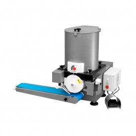 Burger Machine - S2000-180 stacker stacks burgers up to a total height of 100mm tall. 