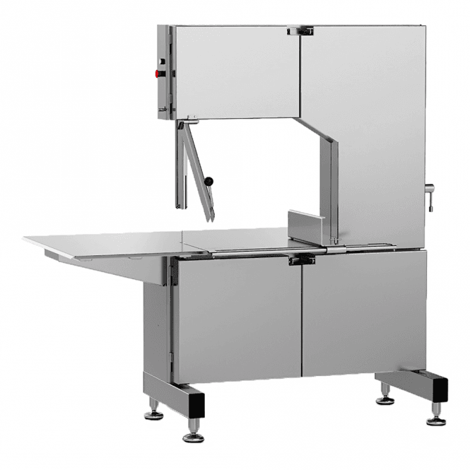 STL600 Floor Standing Meat Bandsaw - Fixed or Roller Table